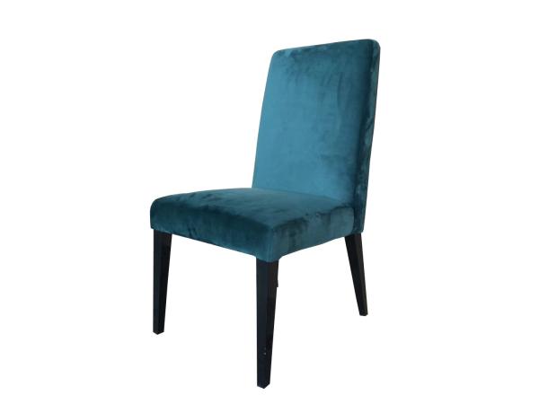 Modern wholesale price wood blue fabric upholstery dining chairs, desk chair