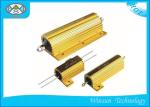 High Stability Wire Wound Gold Power Resistor 5W - 500W Cooling Plate Installati