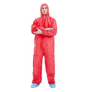 China Type 4/5/6 Disposable Protective Coverall With Shoe Cover factory