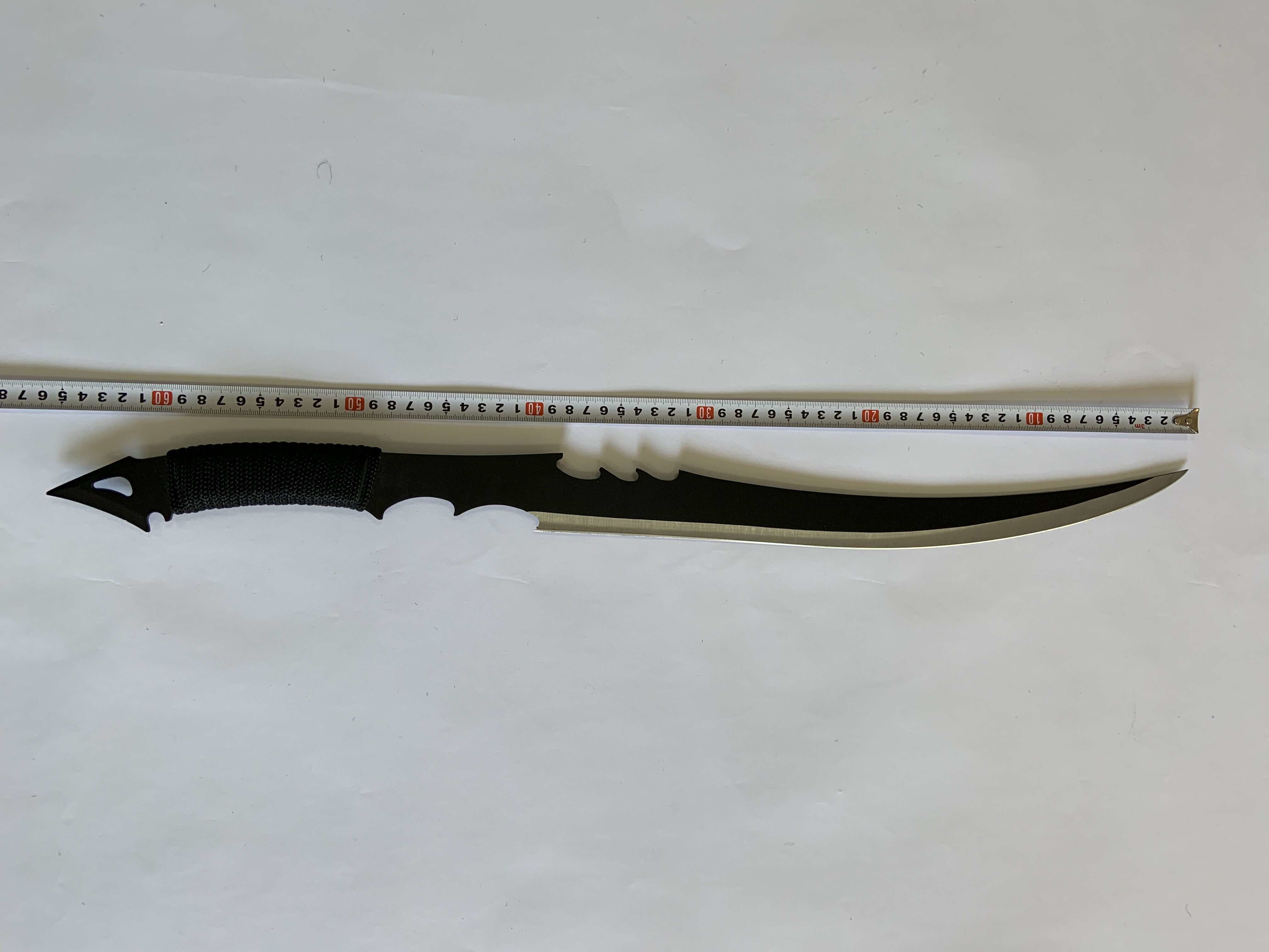 HRC 52 Polished Dragon Scale SS Steel Machete Antirust Cutting Chopping