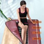 New Style Gold Far Infrared 3 Heating Zone Bian Stones Sauna Blanket With One