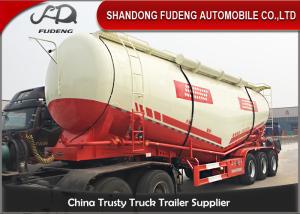 China Powder material dry silo bulk cement tank trailer 45CBM bulker tanker semi trailer factory