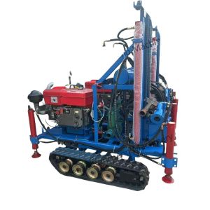 High Efficient Lightweight 160m Small Portable Water Well Drilling Rig With 35HP Engine