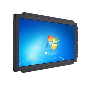 China Anti Glare Vandalproof LCD Infrared Touch Monitor With Open Frame DC 12V Power factory