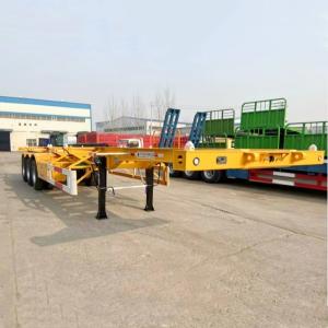 China TITAN 3 Axle 40Ft Skeleton Trailer for Sale factory