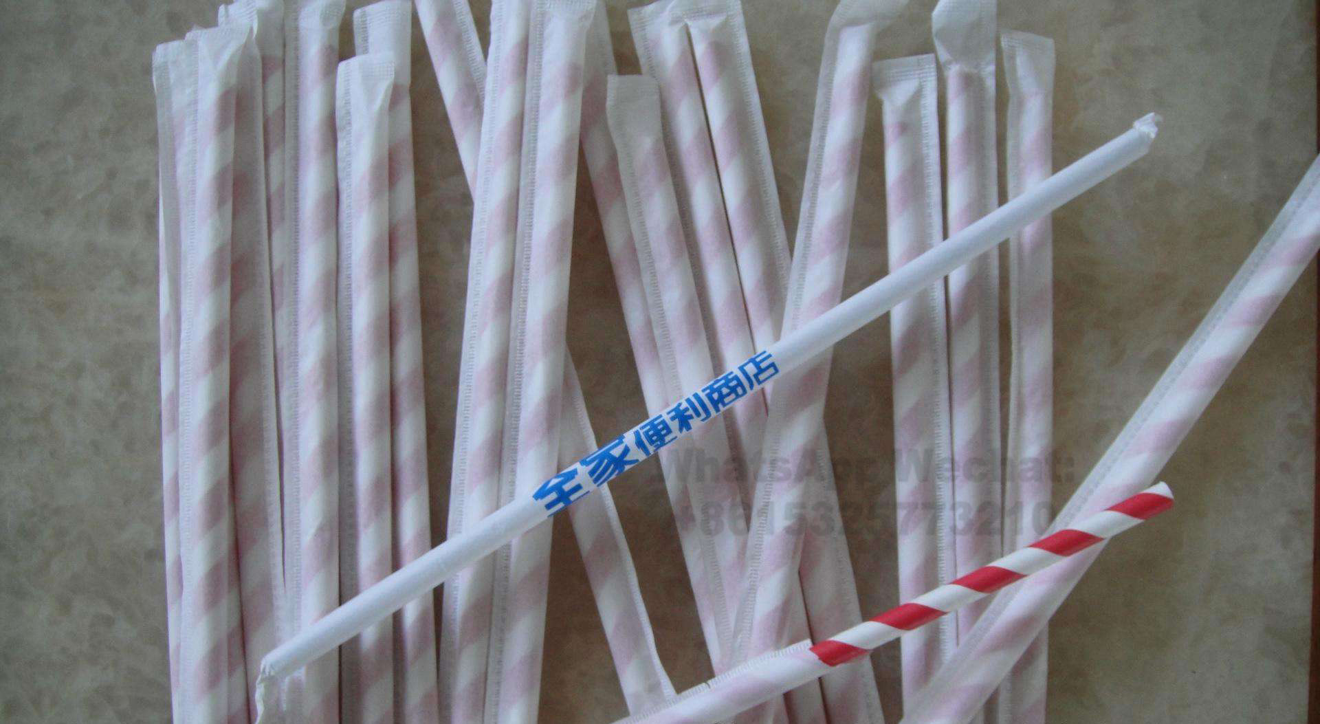 Paper Drinking Straw Packing Machine For Single Package , Long Working Time