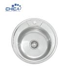 Topmount Kitchen Sink Single bowl Kitchen Sink Round sink Stainless Steel