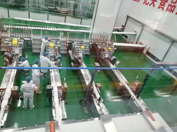 Automatic Packing Line Grain Crispy Chips Packaging Machine Automatic Cartoning