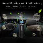 USB Battery Powered mini Ozone Generator Negative Ion Air Cleaner Dual Mode