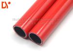 Red Color Plastic Coated Pipe Anti Corrossion 28mm Diameter Long Service Life