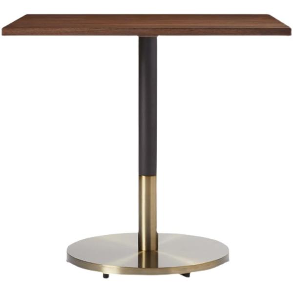 ISO9001 800*700*750mm Hotel Restaurant Furniture Textured Wooden Square Dining