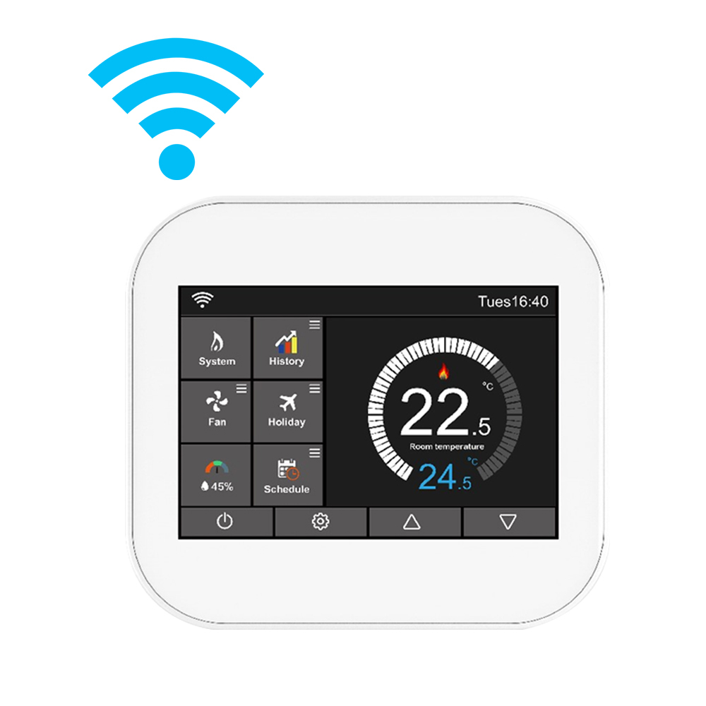 Home Smart WiFi Thermostat: Floor Heating, Programmable, 50Hz/60Hz, Customizable