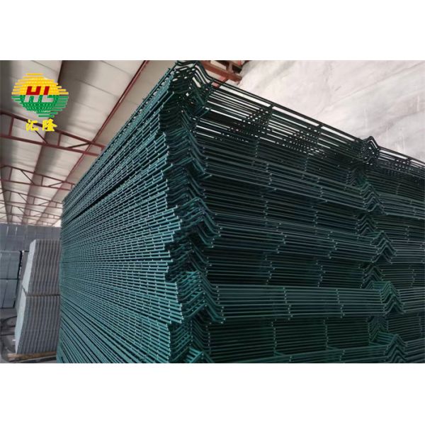 1830/2030mm 3d Welded Wire Fence Ral 6005 PVC Coated