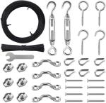 ZINC PLATED Finish Outdoor Light Suspension Kit for Hanging Yoga Swing and