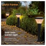 Outdoor LED Solar Lawn Light Large Capacity Battery ABS Aluminum Material RGB