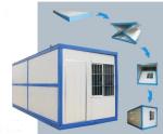 Durable Folding Container House Prefab Shipping Container Homes Fire Resistant