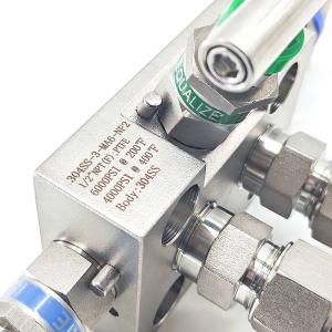 China Stainless Steel Integrated Three Valve Group SF-2B 3051 E+H EJA Pressure Transmitter factory