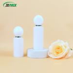 Personal Care Frosted Plastic Spray Bottles Cosmetic Cylindrical Green Frosted