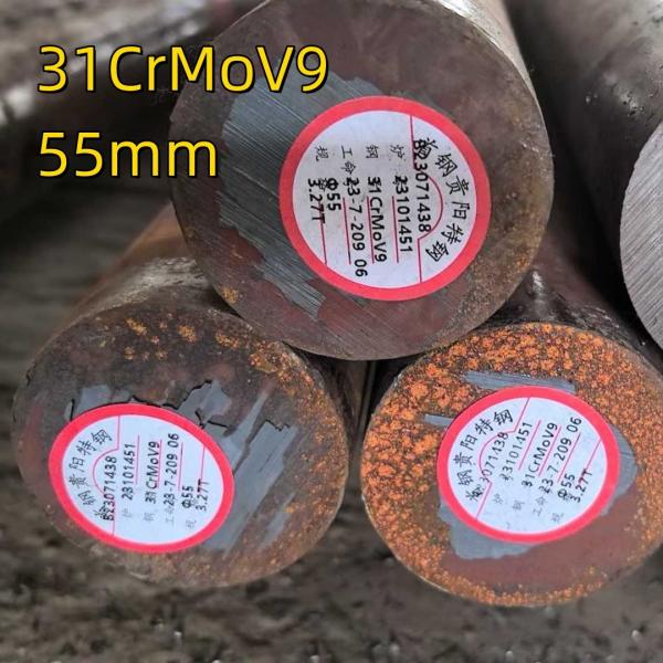 material 31crmov9 din 1.8519 en 10085-2001 hot rolled alloy steel round bars dia