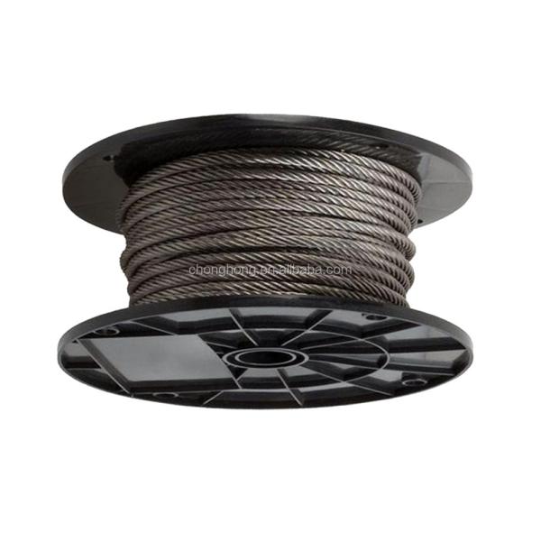 DIN Standard 3mm 6x19 FC Stainless Steel 304/316 Wire Rope 4mm 5mm 6mm 7mm 8mm