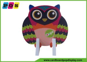 China Retail Paperboard Standee Display Assembly Packing With Owl Printing AD004 factory
