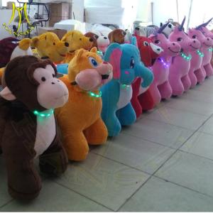 China Hansel amusement park electric kid riding horse toy motorized animal toy rides factory