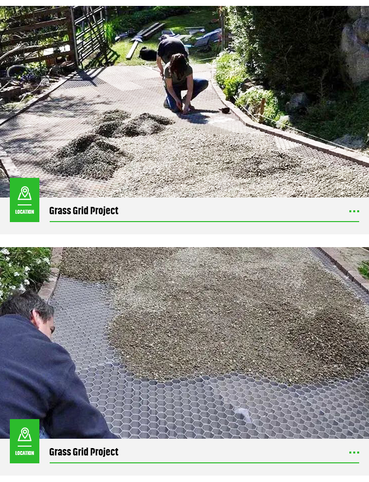 Modern Design Plastic Grass Grid for Driveways Strengthen Soil and Enhance Aesthetics