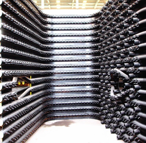 Natural Gas Boiler Water Wall Panels Boiler Spare Part ASME Standard