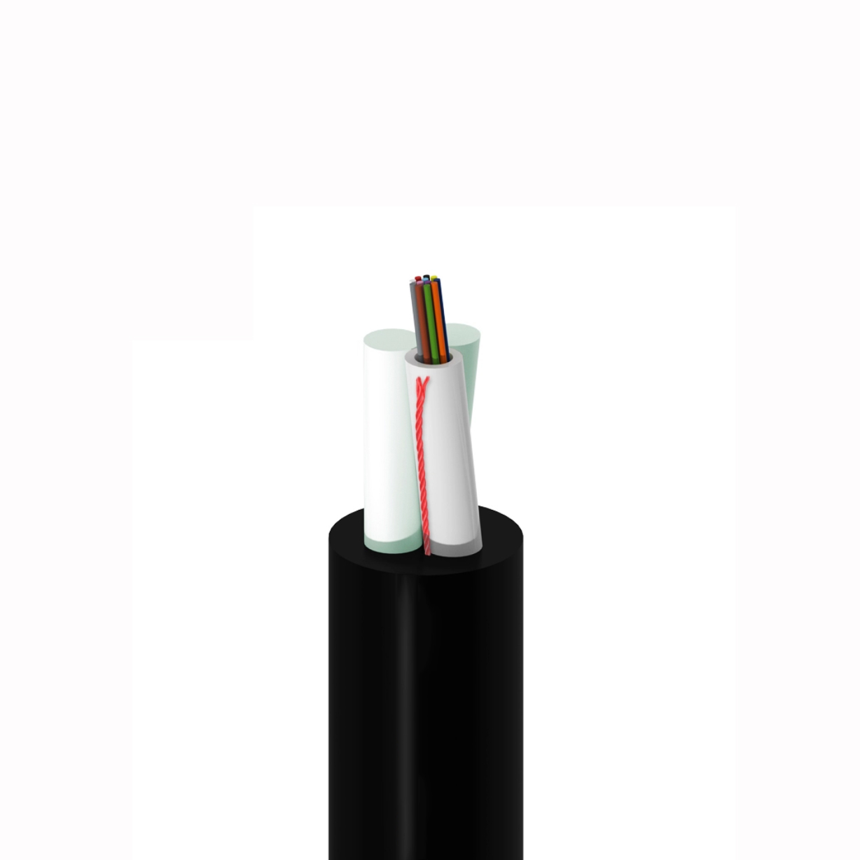 12 Core ASU Aerial Optical Cable Voyage For Fiber Optic