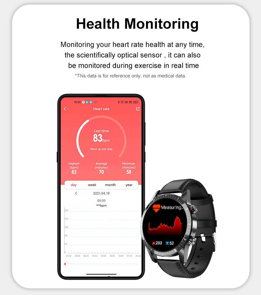 Large Memory Bluetooth IOT Devices Smart Watch Built In MP3 Iphone Compatible