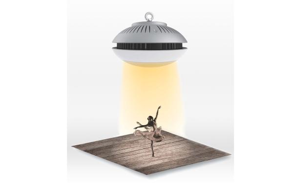 High luminous 100 watt led high bay light with built - in Fan for better heat