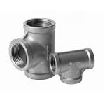 Stainless Steel 201 304 316 TEE Internal BSPT BSP Thread Equal Diameter Pipe