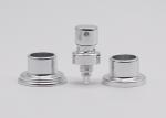 13mm 15mm Cosmetic Crimp Perfume Bottle Spray Pump Shiny Silver With Step Collar