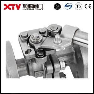 China GB/T12237 Standard Industrial Usage Xtv Lever Operated Flange Spring Return Ball Valve factory
