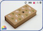 Red Color Hinged Lid Gift Box New Year Gift Paper Packaging Custom Printed