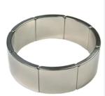 High Power Generator Neodymium Magnet Ni Cu Ni Coating Arc NdFeB Magnet