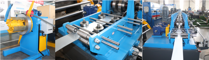 Fully Automatic Strut Channel Rolling Forming Machine For Many Sizes