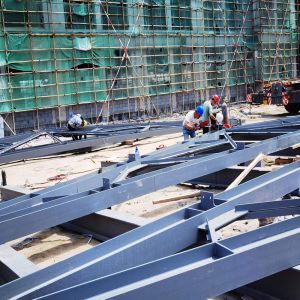 Multistory Prefabricated Metal Buildings Steel Frame Structure Building