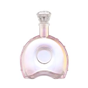 China Collar Material Aluminum Plastic PP Classic Design 750ml Empty Liquor Wine Glass Bottles factory
