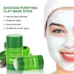 Private Label Clay Stick Mask Avocado Dead Sea Mud Mask For Deep Cleaning