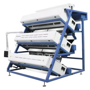 China 4KW CCD Camera LED Control 0.8Mpa Tea Color Sorter factory