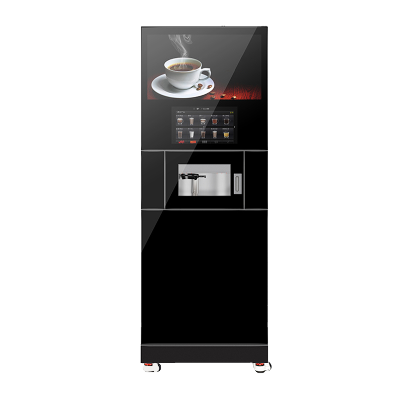 China Standing Coffee Vending Machine 300 Cup Capacity 9BAR Pressure on sale