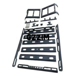 China Roof Mount Car Accessories Aluminum Alloy Roof Rack For Jeep Wrangler JK JL factory