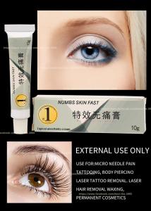 China Numbs Skin Fast Dr. Numb 10g Permanent Makeup Painless Cream Stop Pain Effective External Use Only TKTX 10g factory