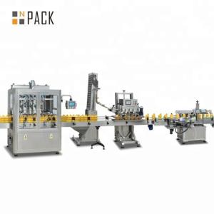 China Easy Adjustment Olive Oil Bottling Machine With Vacuum Sucking Filling Nozzles factory