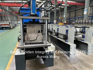 China Aluminium Gutter Roll Forming Machine 100-300mm Material Width on sale