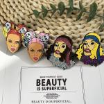 Wholesale Metal Pins Glitter Brooch Anime Hard Enamel pin Soft Lapel Badge