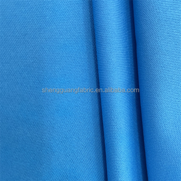 Tricot Knitted Jersey Fabric for Mousepad Moisture Wicking Polyester Interlock Lining