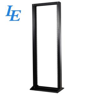 China Cold Rolled Steel Open Rack Cabinet Height 18U - 47U Static Loading 120kg factory