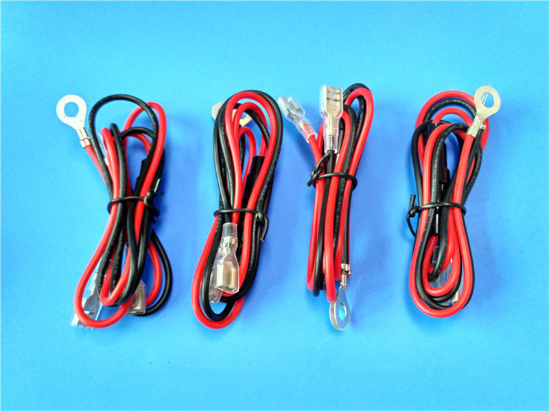 Industrial 60cm 2pin Power Supply Extension Cable With Fuse